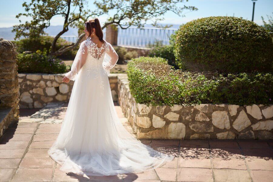Brautkleid große Größe mit Ärmeln