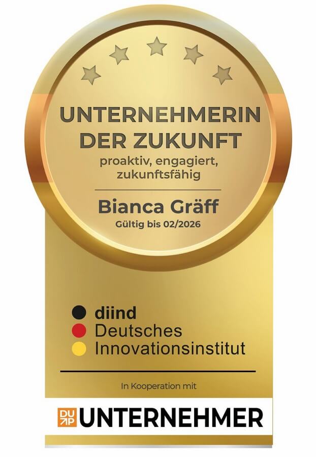 Auszeichnung für Biancas Brautmoden 1 Biancas Brautmoden Award 20254