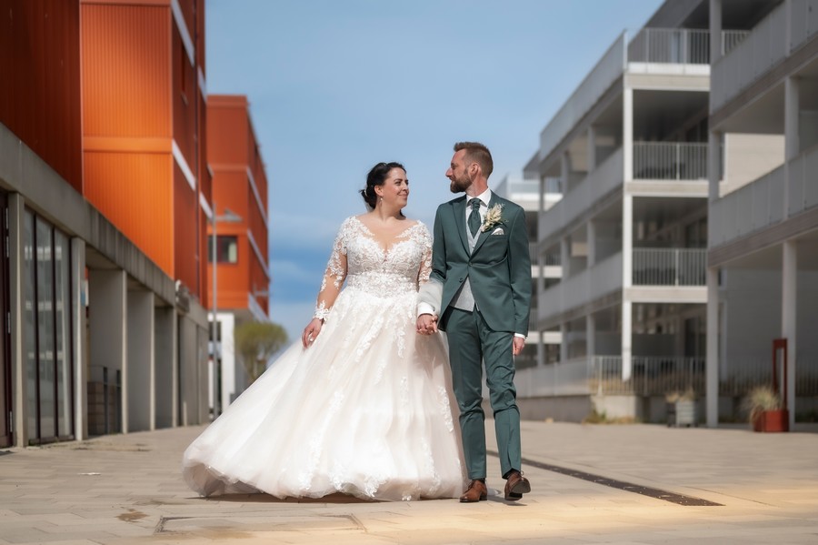 Realbrautpaar von Biancas Brautmoden