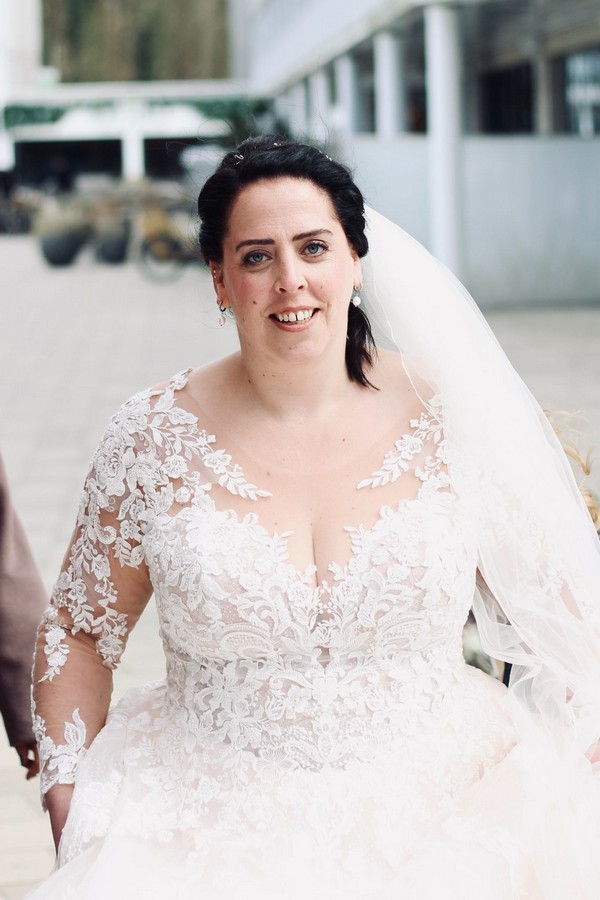 Curvybraut in Kleid von Tres Chic Gr. 54