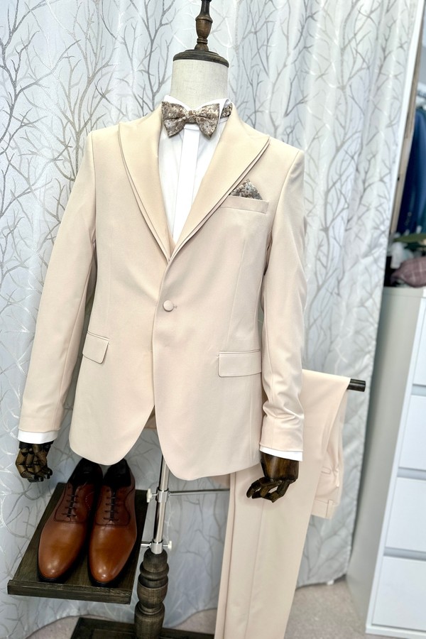 Anzuege sale beige biancas brautmoden