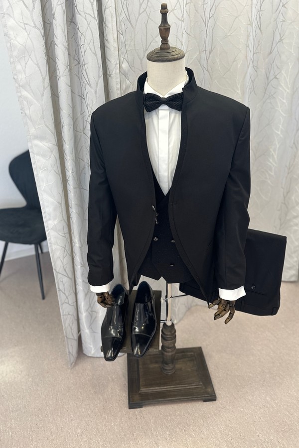 anzug schwarz reduziert biancas brautmoden