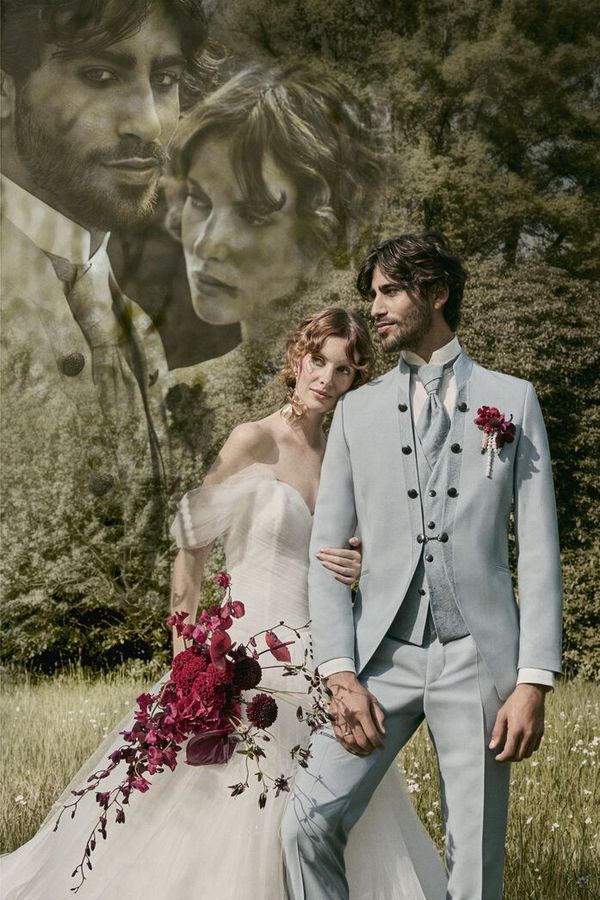 Herren 15 Royaler hellgrauer Hochzeitsanzug für den Bräutigam – persönliche Beratung bei Bianca’s Brautmoden in Bad Kreuznach