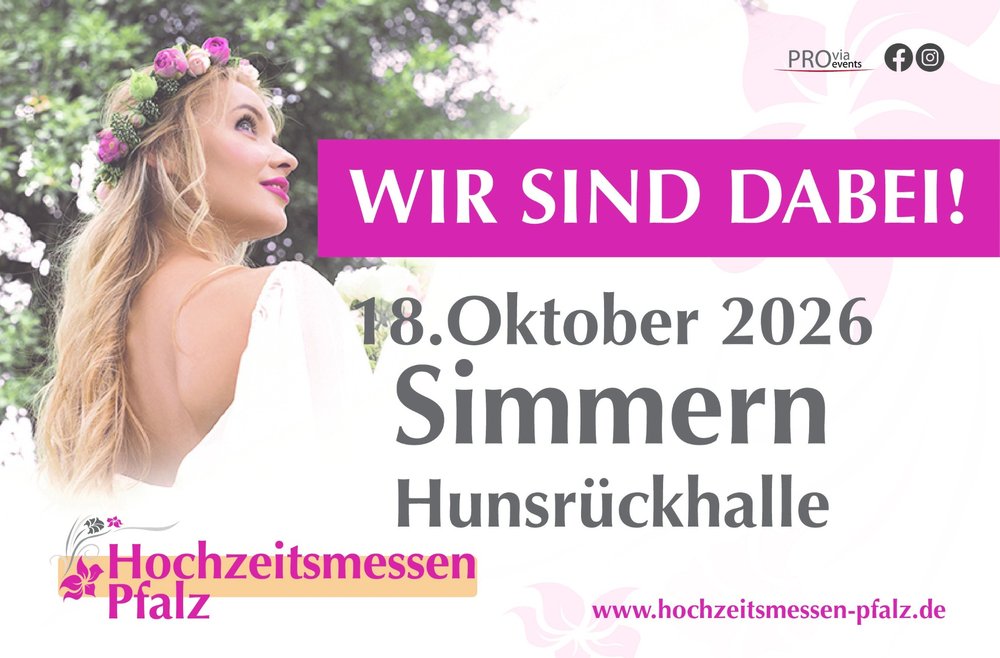 Hochzeitsmesse Simmern 18.10.2026