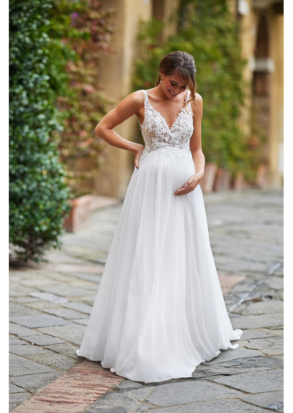 Schwangerschafts Brautkleid 25MTL 11